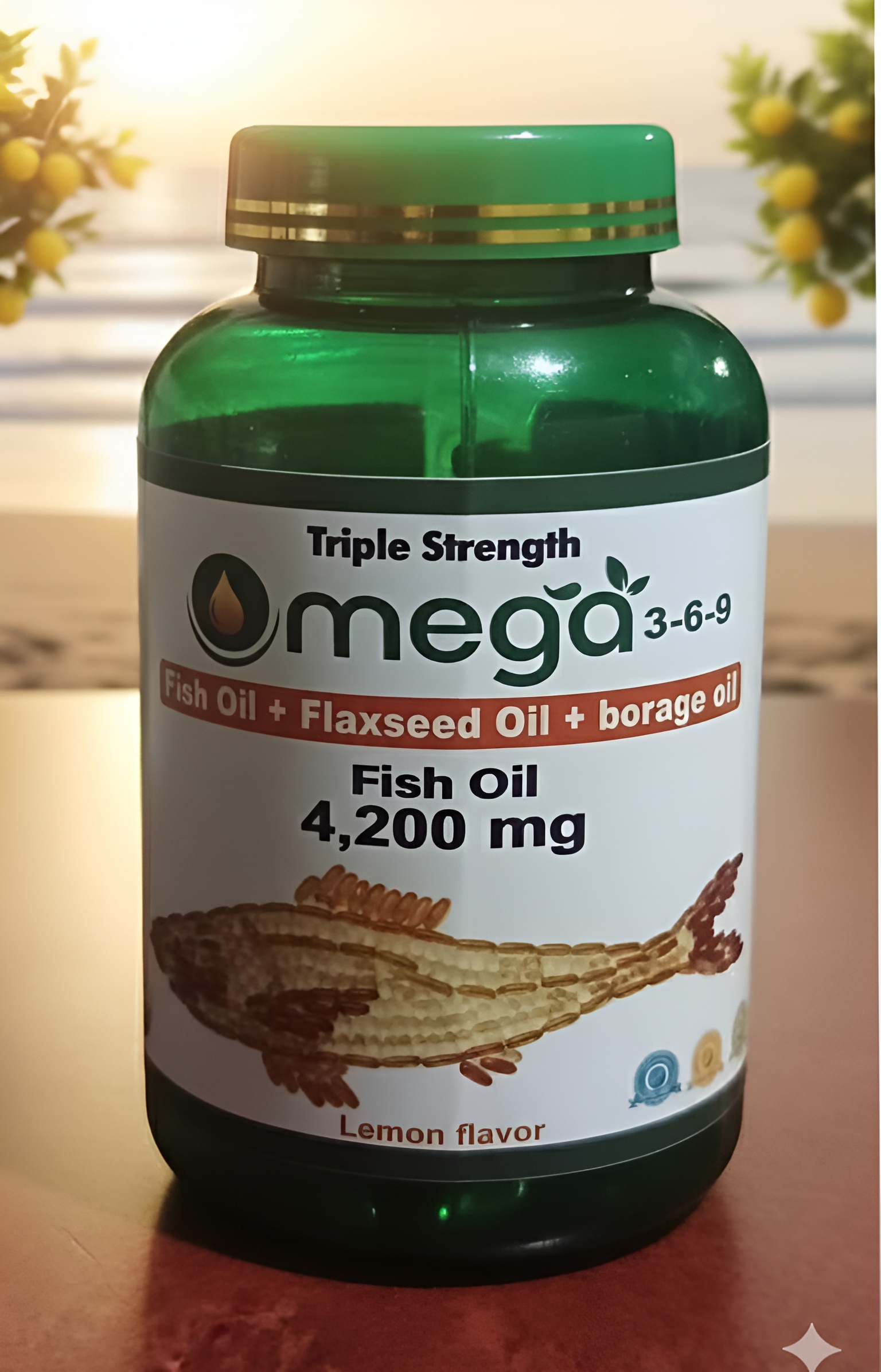Omega 3-6-9 Fish Oil 4200mg 60pis Food Speedmaster
